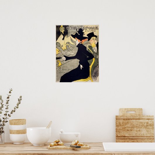 Toulouse-Lautrec - Divan Japonais Poster (Keuken)
