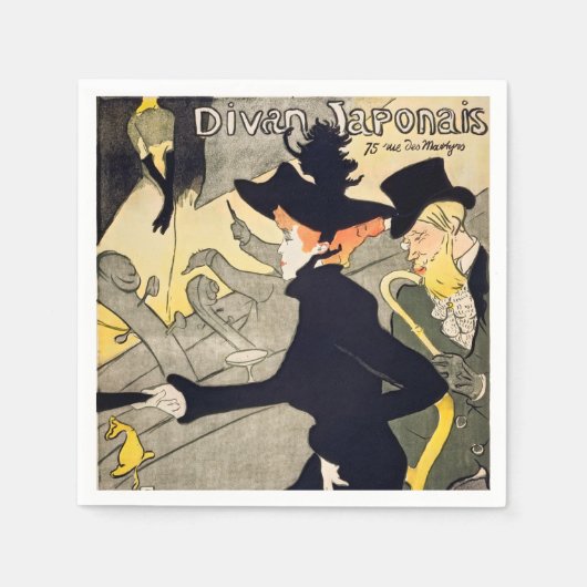 Toulouse-Lautrec - Divan Japonais Servet (Voorkant)