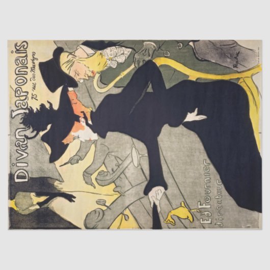 Toulouse-Lautrec - Divan Japonais Tissuepapier (Voorkant)