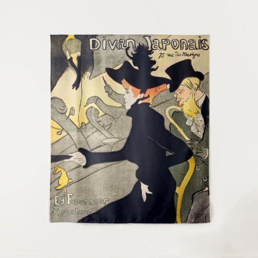 Toulouse-Lautrec - Divan Japonais Wandkleed (Voorkant)