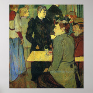 Toulouse-Lautrec - Een hoek van de Moulin Poster