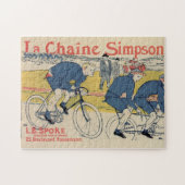 Toulouse-Lautrec  fietsen en fietsen Legpuzzel (Horizontaal)