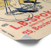 Toulouse-Lautrec  fietsen en fietsen Poster (Hoek)