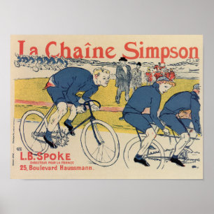 Toulouse-Lautrec  fietsen en fietsen Poster