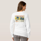 Toulouse-Lautrec - fietskunst T-shirt (Achterkant volledig)
