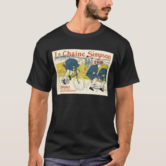Toulouse-Lautrec -  fietskunst T-shirt (Voorkant)