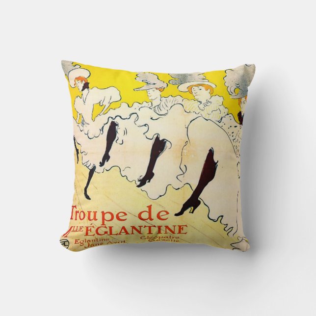 Toulouse-Lautrec  Fine Art Sierkussen (Voorkant)