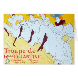 Toulouse Lautrec Gele Dansende Meisje Poster