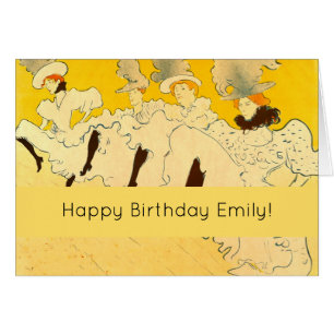 Toulouse Lautrec Gele Dansende Meisje Poster