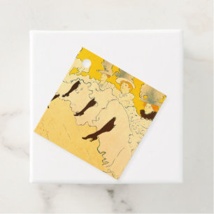 Toulouse Lautrec Gele Dansende Meisje Poster Bedankjes Labels