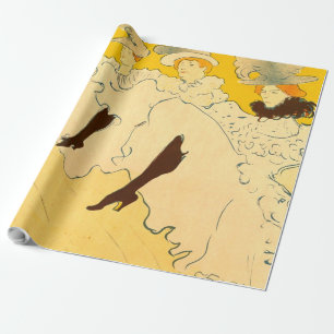 Toulouse Lautrec Gele Dansende Meisje Poster Cadeaupapier