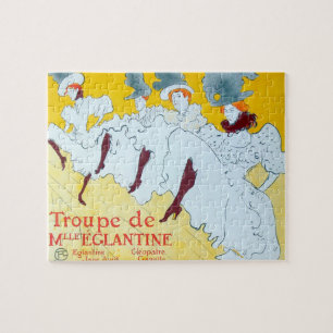 Toulouse Lautrec Gele Dansende Meisje Poster Legpuzzel