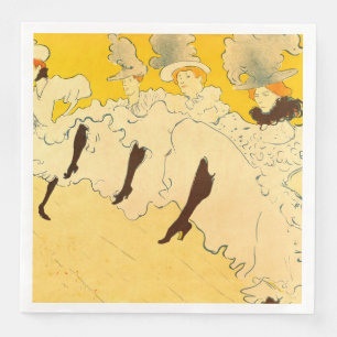 Toulouse Lautrec Gele Dansende Meisje Poster Servet