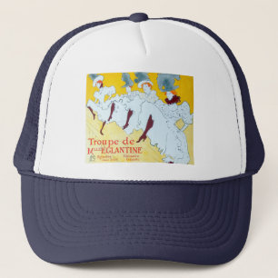 Toulouse Lautrec Gele Dansende Meisje Poster Trucker Pet