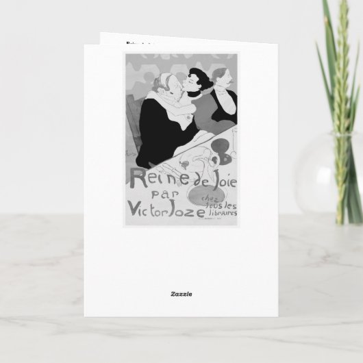 Toulouse-Lautrec - Hartelijk dank - Kaart (Achterkant)