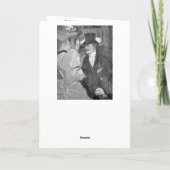 Toulouse-Lautrec - Hartelijk dank - Kaart (Achterkant)