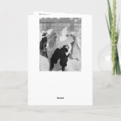 Toulouse-Lautrec - Hartelijk dank - Kaart (Achterkant)