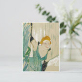 Toulouse-Lautrec, Henri de Yvette Guilbert salut a Briefkaart (Staand voorkant)