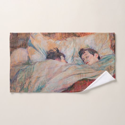 Toulouse-Lautrec - Het Bed Bad Handdoek (Handdoek)
