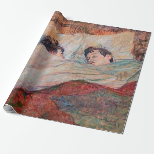 Toulouse-Lautrec - Het Bed Cadeaupapier (Uitgerold)