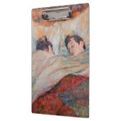 Toulouse-Lautrec - Het Bed Klembord (Links)