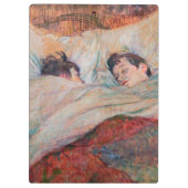 Toulouse-Lautrec - Het Bed Klembord (Achterkant)