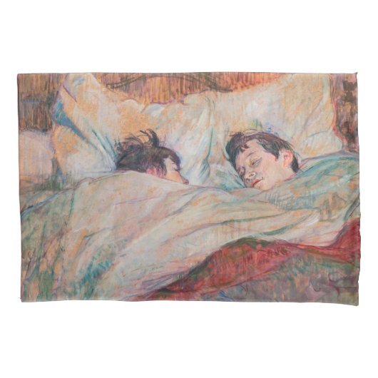 Toulouse-Lautrec - Het Bed Kussensloop (Voorkant)