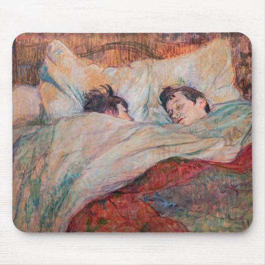 Toulouse-Lautrec - Het Bed Muismat (Voorkant)