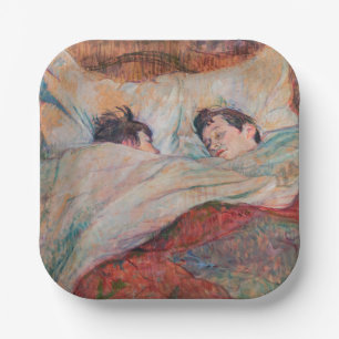 Toulouse-Lautrec - Het Bed Papieren Bordje