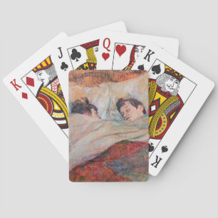 Toulouse-Lautrec - Het Bed Pokerkaarten