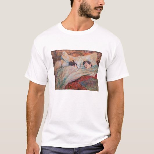 Toulouse-Lautrec - Het Bed T-shirt (Voorkant)