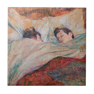 Toulouse-Lautrec - Het Bed Tegeltje