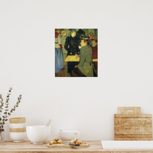 Toulouse-Lautrec - Hoek van de Moulin Poster (Keuken)