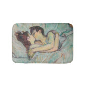 Toulouse-Lautrec - in Bed, de kus Badmat (Voorkant)