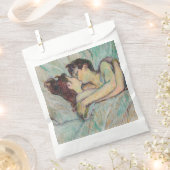 Toulouse-Lautrec - in Bed, de kus Bedankzakje (Geknipt)