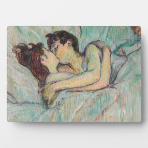 Toulouse-Lautrec - in Bed, de kus Fotoplaat