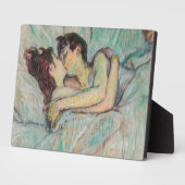 Toulouse-Lautrec - in Bed, de kus Fotoplaat (Zijkant)