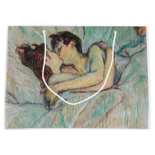 Toulouse-Lautrec - in Bed, de kus Groot Cadeauzakje