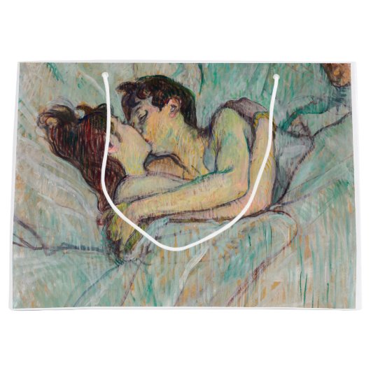 Toulouse-Lautrec - in Bed, de kus Groot Cadeauzakje (Voorkant)