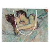 Toulouse-Lautrec - in Bed, de kus Groot Cadeauzakje (Achterkant)