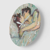 Toulouse-Lautrec - in Bed, de kus Grote Klok (Hoek)