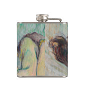 Toulouse-Lautrec - in Bed, de kus Heupfles (Achterkant)