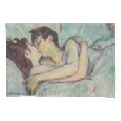 Toulouse-Lautrec - in Bed, de kus Kussensloop (Voorkant)