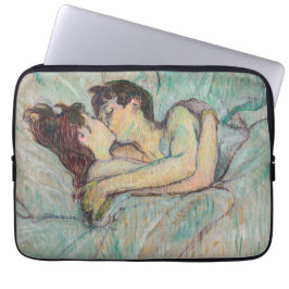 Toulouse-Lautrec - in Bed, de kus Laptop Sleeve