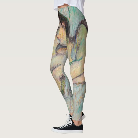 Toulouse-Lautrec - in Bed, de kus Leggings (Links)