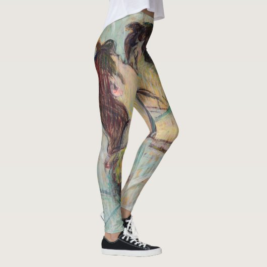 Toulouse-Lautrec - in Bed, de kus Leggings (Rechts)