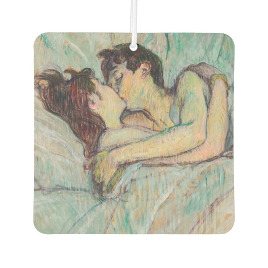 Toulouse-Lautrec - in Bed, de kus Luchtverfrisser (Voorkant)