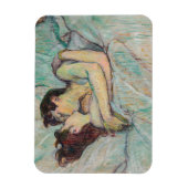 Toulouse-Lautrec - in Bed, de kus Magneet (Verticaal)