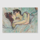Toulouse-Lautrec - In bed, de kus magnetische Kaar (Voorkant)
