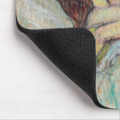 Toulouse-Lautrec - in Bed, de kus Muismat (Hoek)